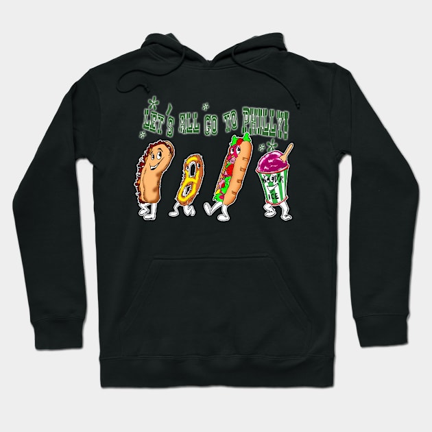 Lets all go to Philly Hoodie by bobdix